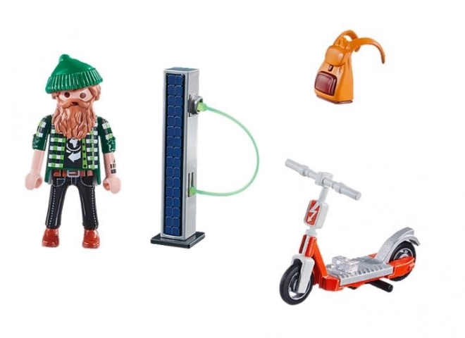 Playmobil Hipster Elektromos Rollerrel