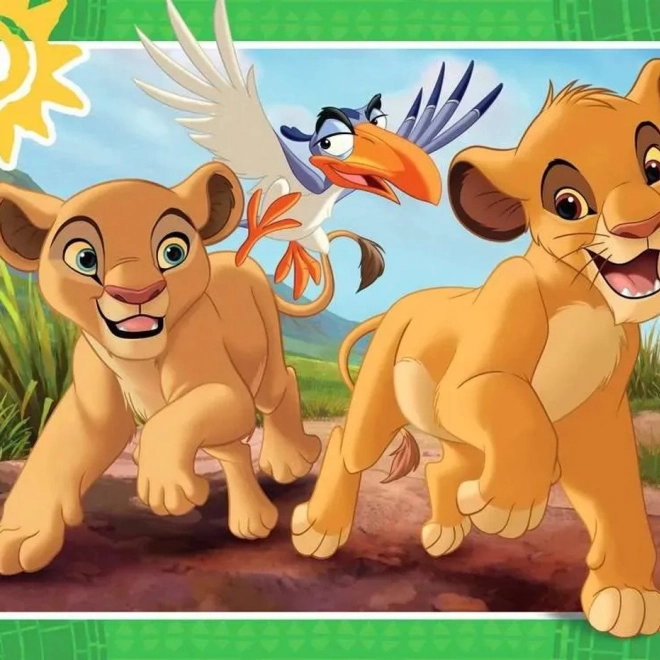 RAVENSBURGER puzzle Disney: Az oroszlánkirály 4×42 darab