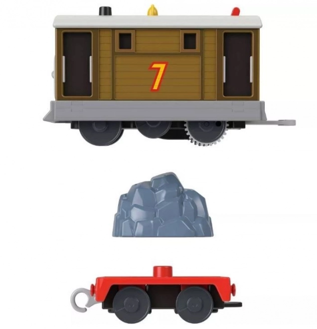 Motorizált Toby mozdony a Thomas a gőzmozdony kollekcióból