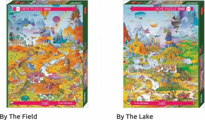 Heye puzzle 1000 darabos idill - mező