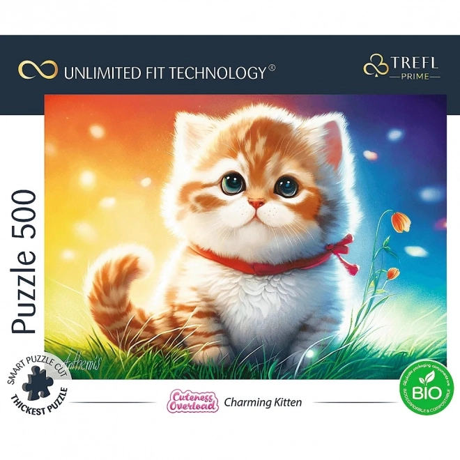 Cuki cicus Trefl puzzle 500 darab