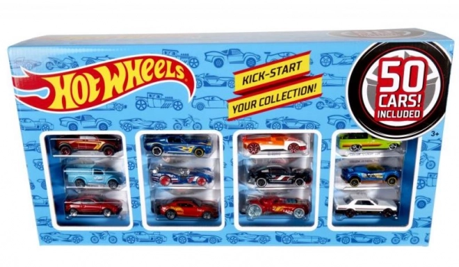 Hot Wheels ajándékcsomag 50 autóval