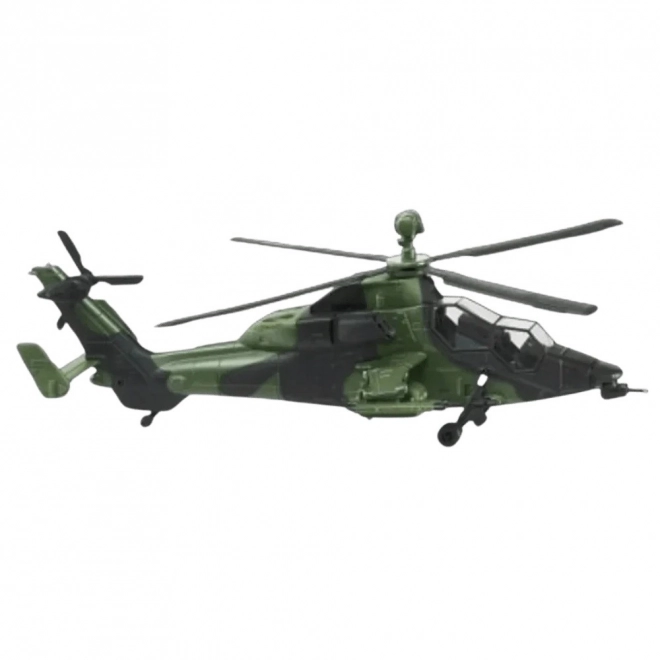 Katonai helikopter álcázó csomagolásban
