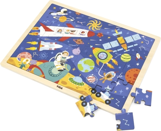 Masszív fa keret az egyszerű kirakáshoz