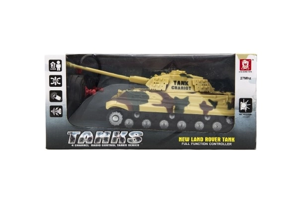 RC tank panther hanggal és fénnyel