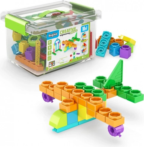 Engino Box Junior építőkészlet – 10 modell 4 éves kortól