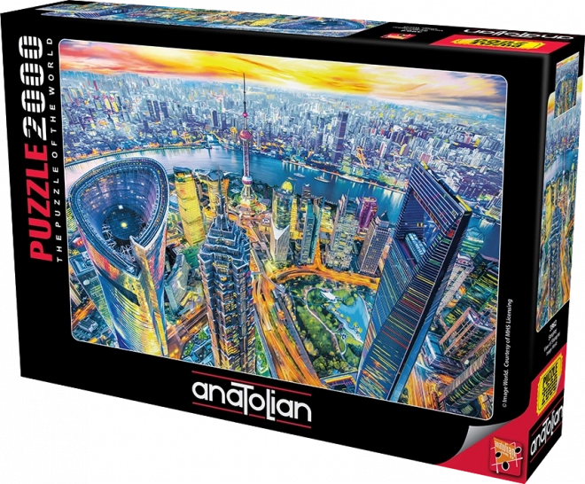 Sanghaji látkép puzzle 2000 darabos