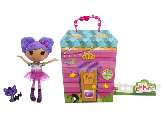 Lalaloopsy nagy rocker baba Storm E Sky és macska