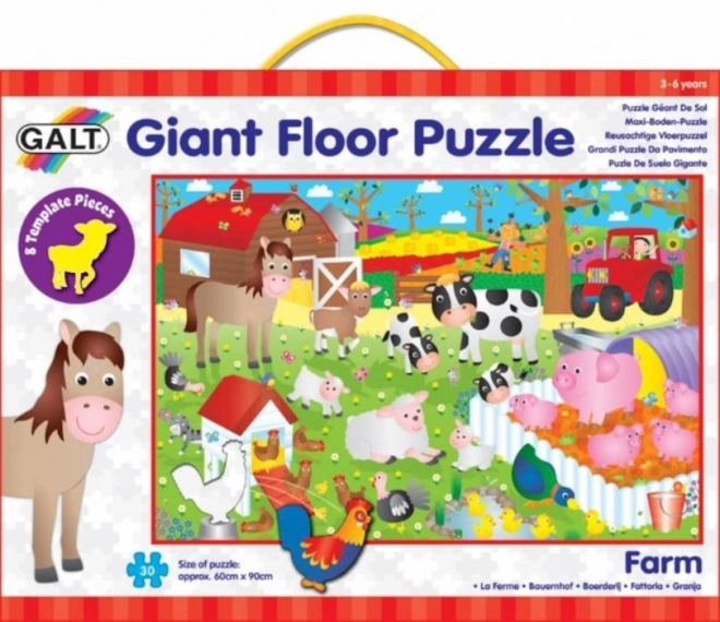 Galt óriás padlópuzzle - farm 30 darabos