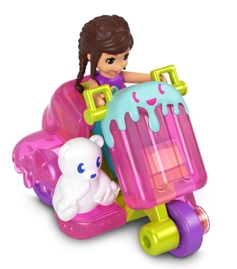 Polly Pocket Pollyville Fagyos Robogó