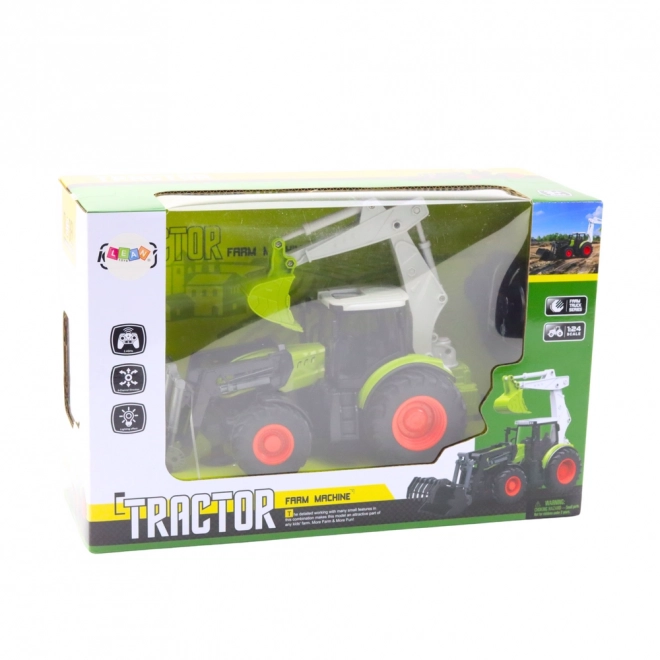 Távirányítós traktor markolóval és kotrógéppel 2 az 1-ben