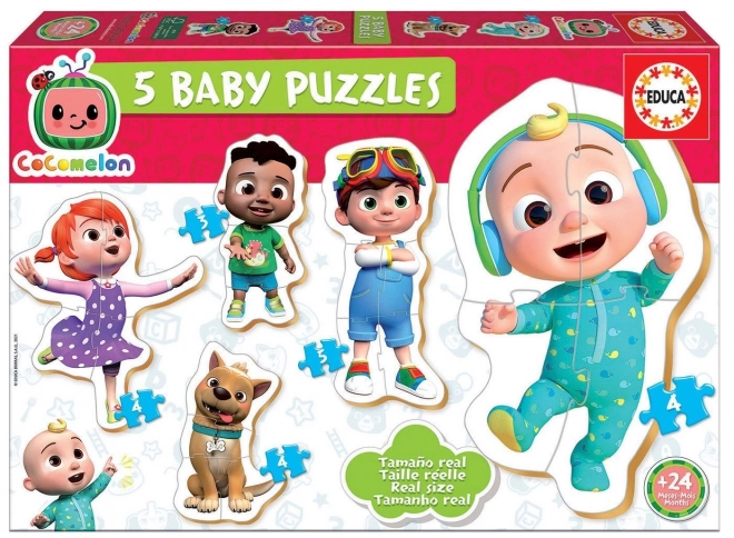 Educa baby puzzle Cocomelon 5 az 1-ben