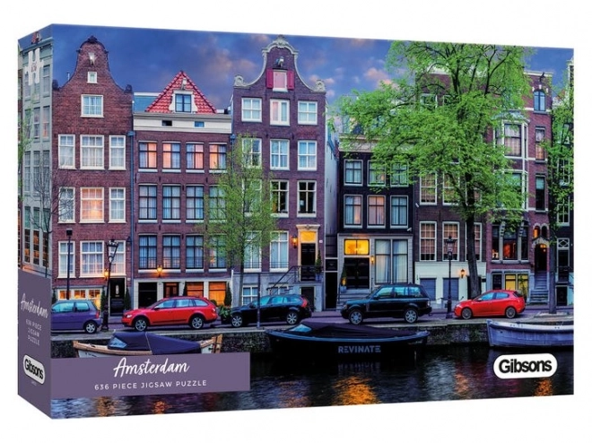 Gibsons panoráma puzzle Amsterdam 636 darabos