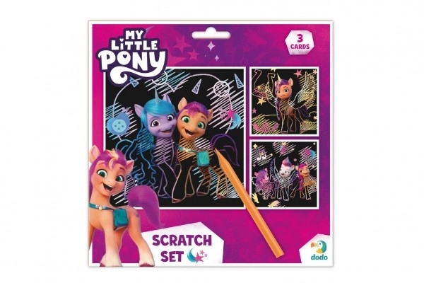 Színes kaparós képek My Little Pony mintával