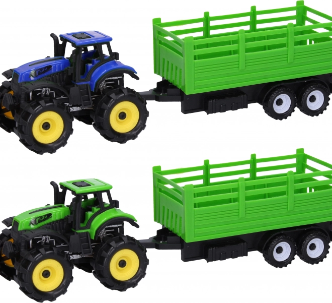 Traktor pótkocsival gyerekeknek