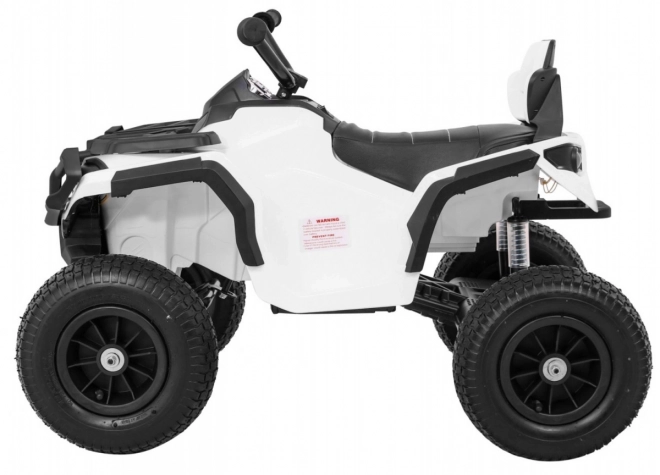 Gyerek akkumulátoros ATV Air Quad Fehér + Felfújható Kerekek + MP3 Rádió + Ingyenes Indítás