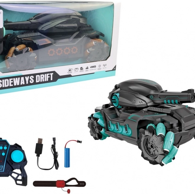 RC Tank vízi bombákkal 28 cm