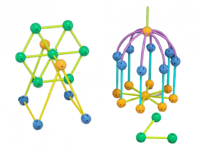 3d Geometriai Építőjáték Készlet 142 Darab