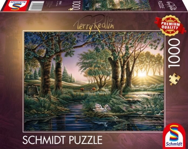 Reggeli varázslat tó mellett 1000 darabos puzzle