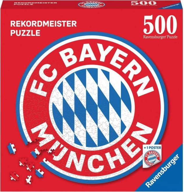 Ravensburger FC Bayern kerek puzzle 500 darabos