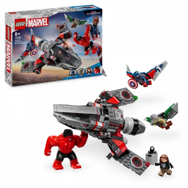 LEGO Marvel Kapitány Amerika kontra Vörös Hulk csata