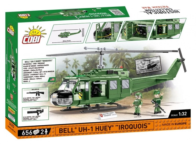 Vietnam Háború BELL UH-1 HUEY IROQUOIS helikopter modell