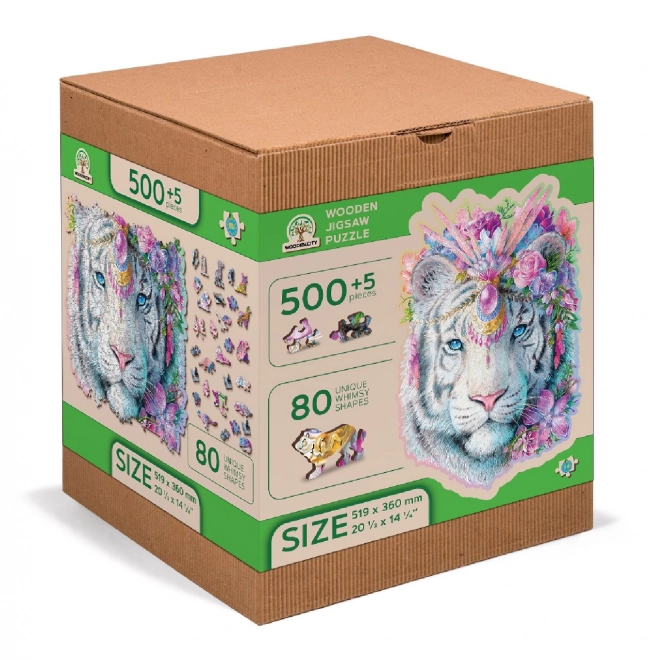 Fa puzzle - Misztikus Tigris