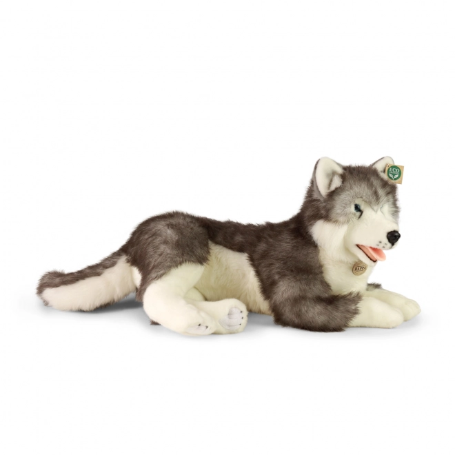 Plüss Husky Kutya, 60 cm, Környezetbarát