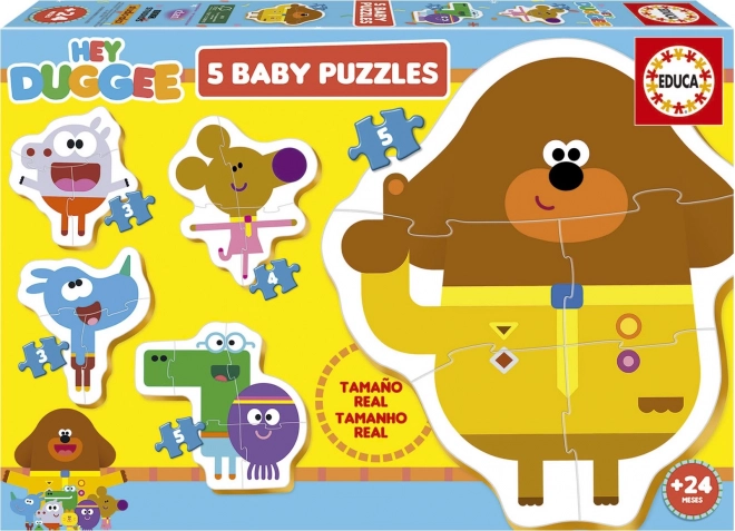 Educa baby puzzle - Hey Duggee 5 az 1-ben