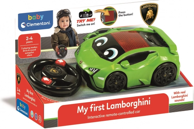 Clementoni baby első Lamborghini távirányítós autó