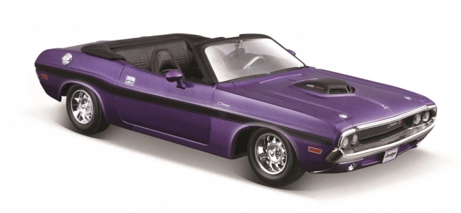 Dodge Challenger R/T kabrió modell autó 1/24 méretarányban