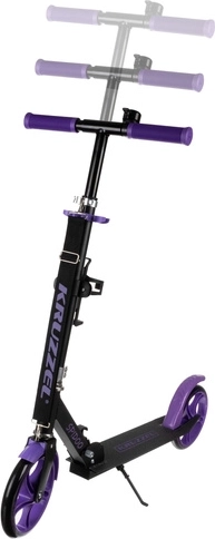 Összecsukható városi roller nagy kerekekkel (200 mm) gyerekeknek – lila