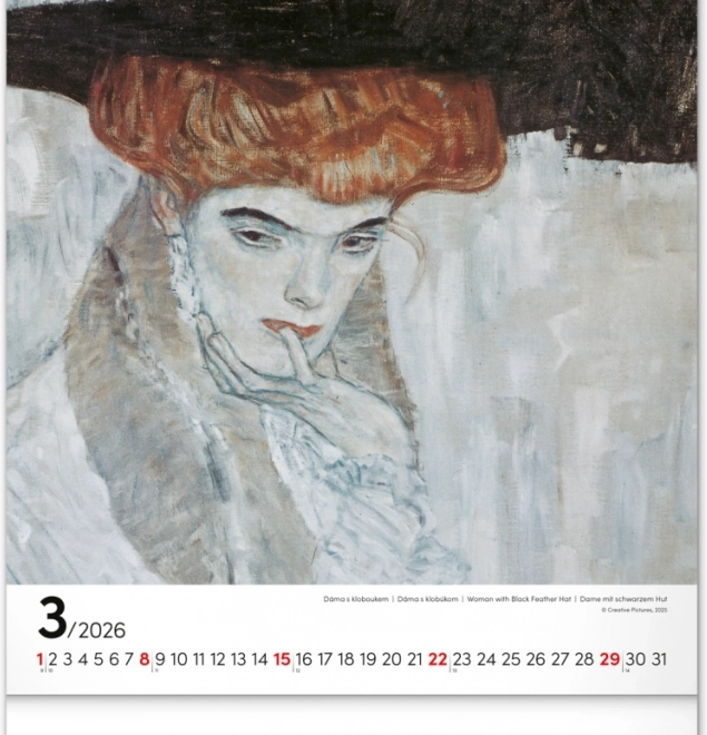 Falik naptár Gustav Klimt 2026