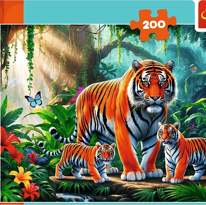 Tigris szokások puzzle 200 darabos