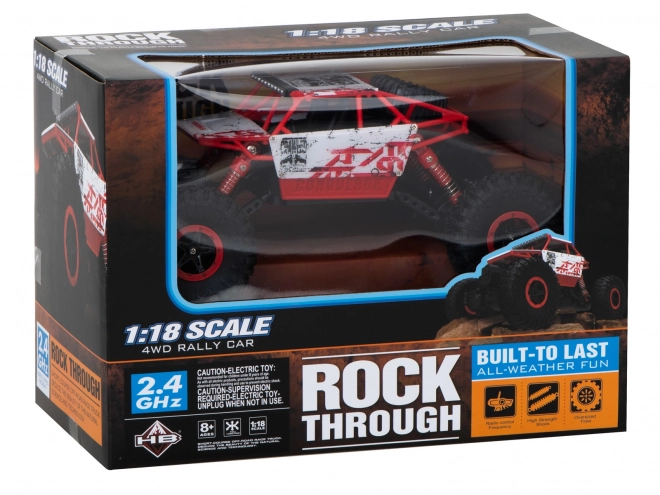 Zöld RC Rock Crawler távirányítós autó