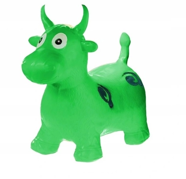 Gumis ugráló tehén formájú játék