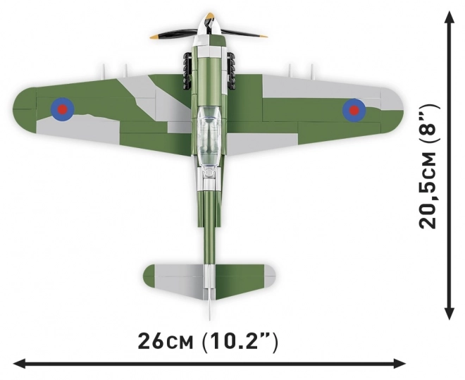 Hawker Typhoon Mk.1B építőkocka készlet