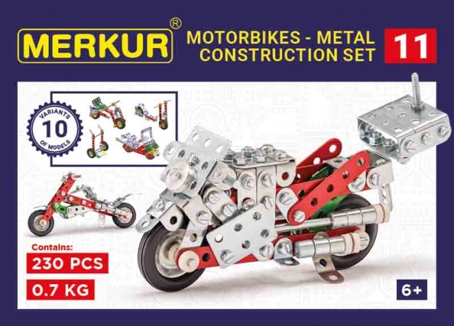 Merkur motorkás építőkészlet - 10 modell