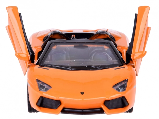 Fém modell autó Lamborghini Aventador Roadster 1:32 interaktív