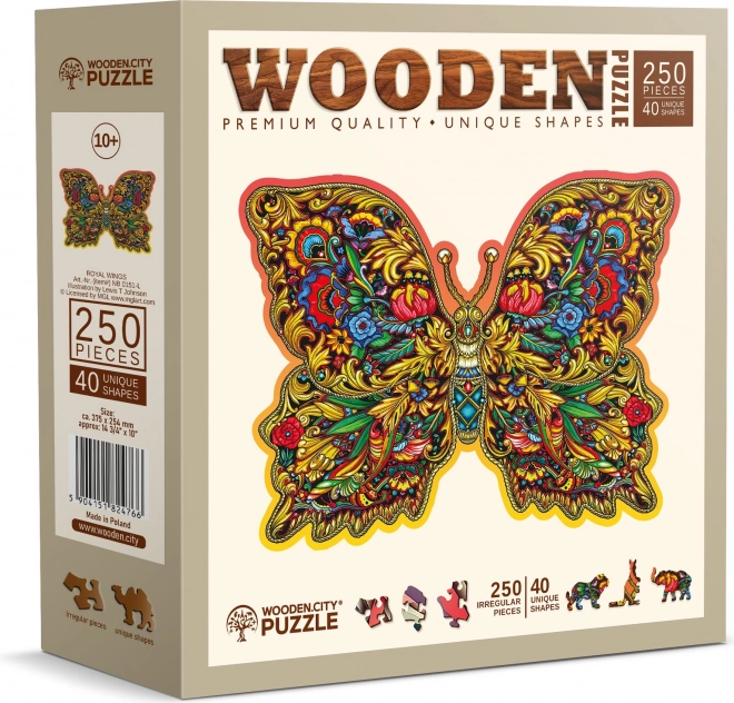 Wooden City Királyi szárny fa puzzle 250 darabos