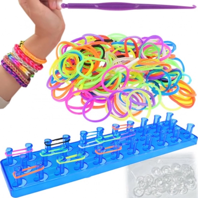 Loom készlet 200 színes gumival