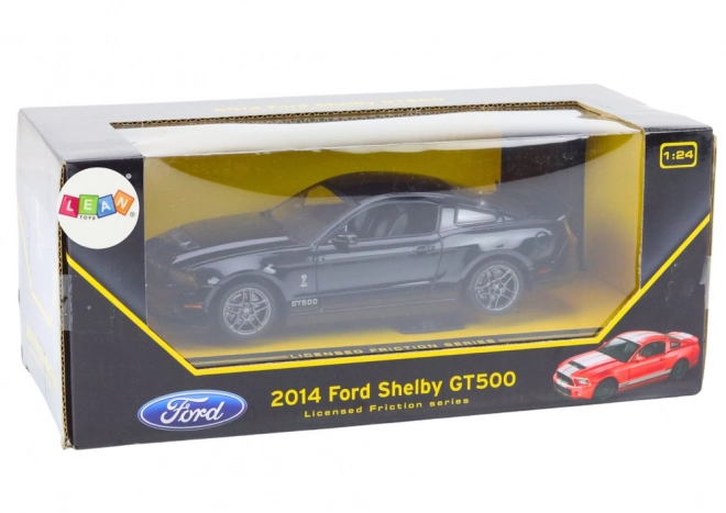 ford shelby gt500 kisautó 1:24 méretarányban - fekete