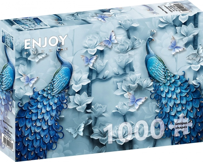 Kétszín Pávás Puzzle 1000 darab