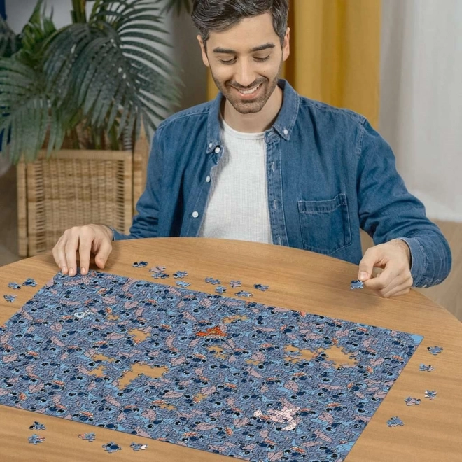 Disney Stitch 1000 darabos puzzle kihívás RAVENSBURGER