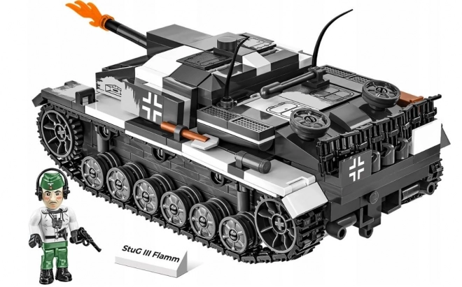 Stug III és Flammpanzer építőjáték készlet