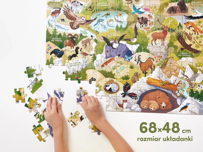 CzuCzu dzikie puzzle nemzeti parkok 6 éves kortól