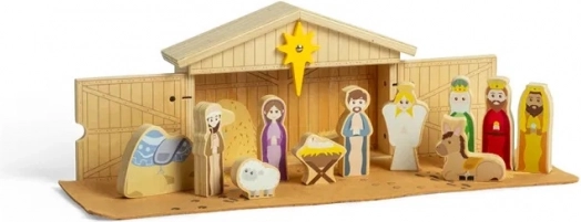 Bigjigs Toys Fa Karácsonyi Betlehem