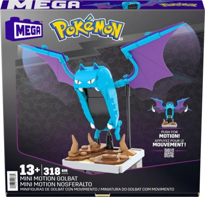 Mega Pokemon Golbat mozgatható figura
