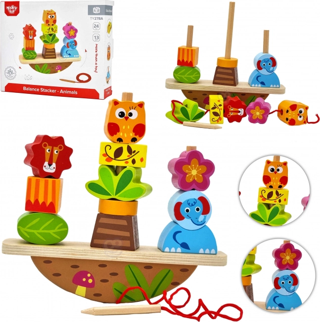 Tooky Toy Egyensúlyozó állatkák