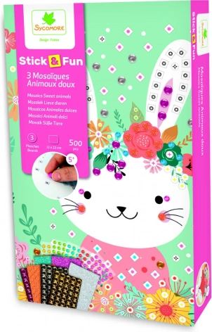 Stick & Fun - Aranyos állatok mozaik